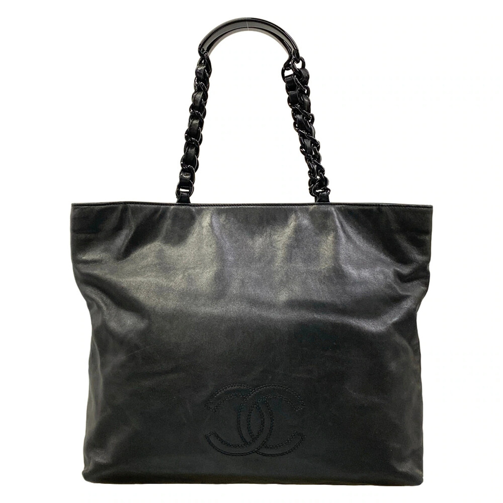 Chanel Black Lambskin Tote Bag #329973C19B